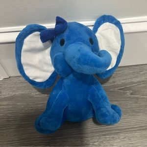 Blue Plush Elephant